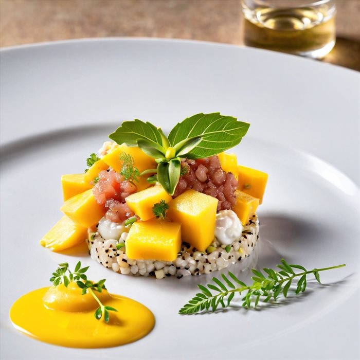Tartare de Saint-Jacques et Mangue