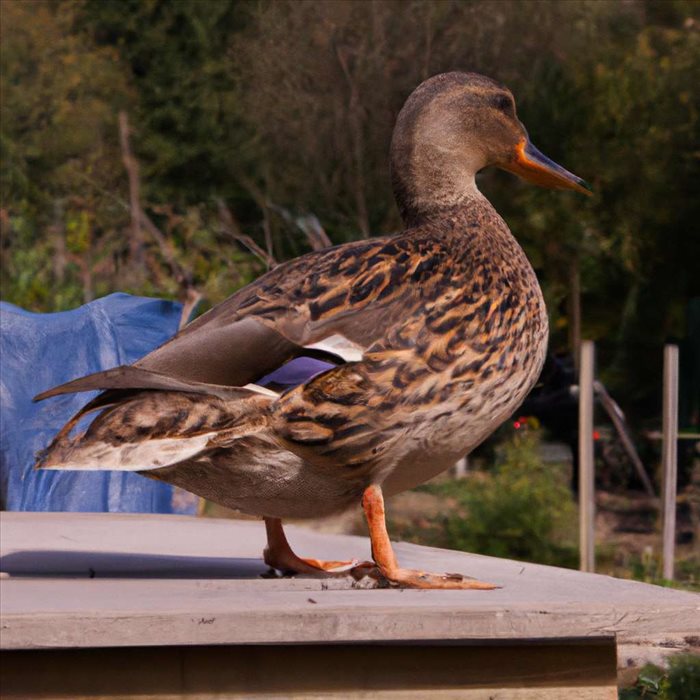 Découpage parfait d'un canard cuit
