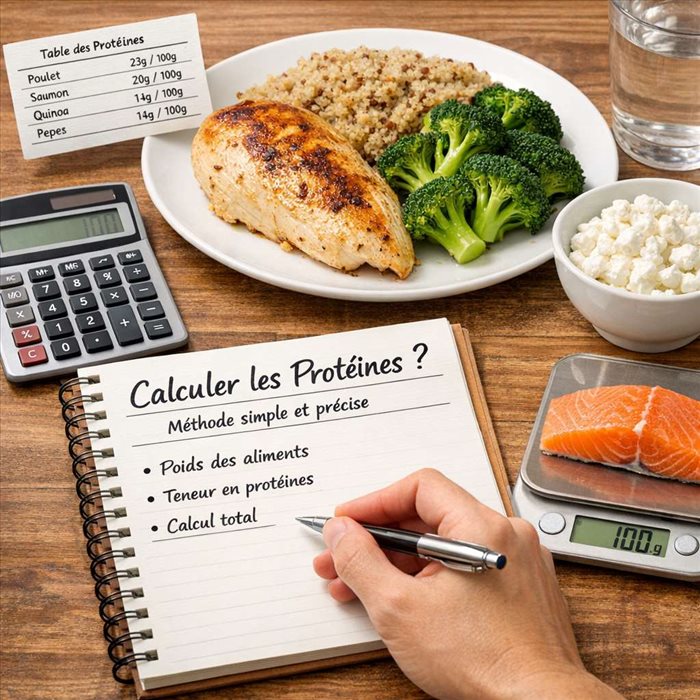 Calculer les protéines dans un repas : méthode simple et rapide