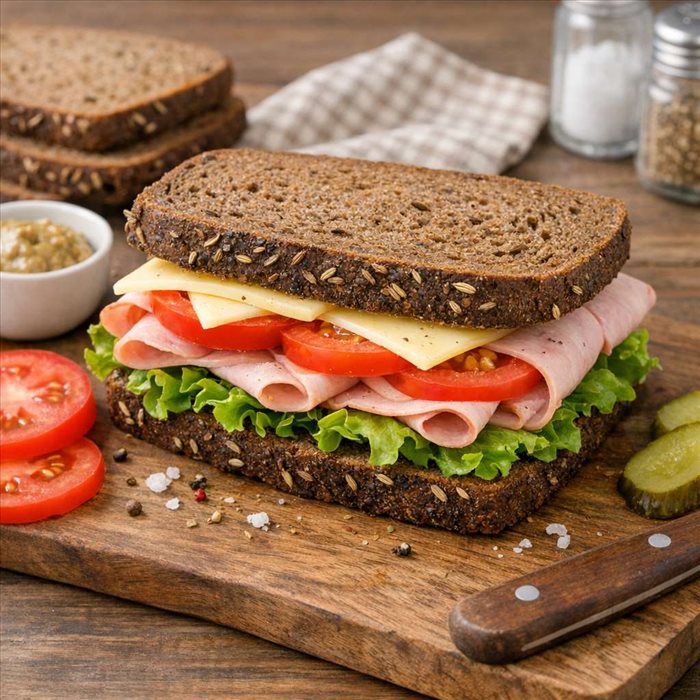 Comment faire un sandwich au pain de seigle : guide simple et savoureux