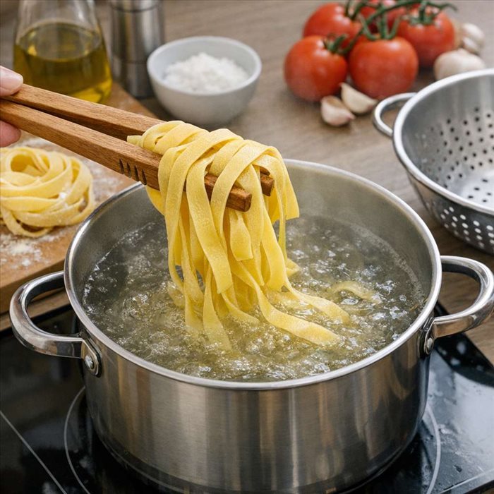 Comment cuire des tagliatelles fraîches sans les casser ?