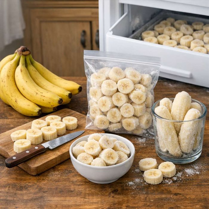 Peut-on congeler des bananes ? Guide simple et malin