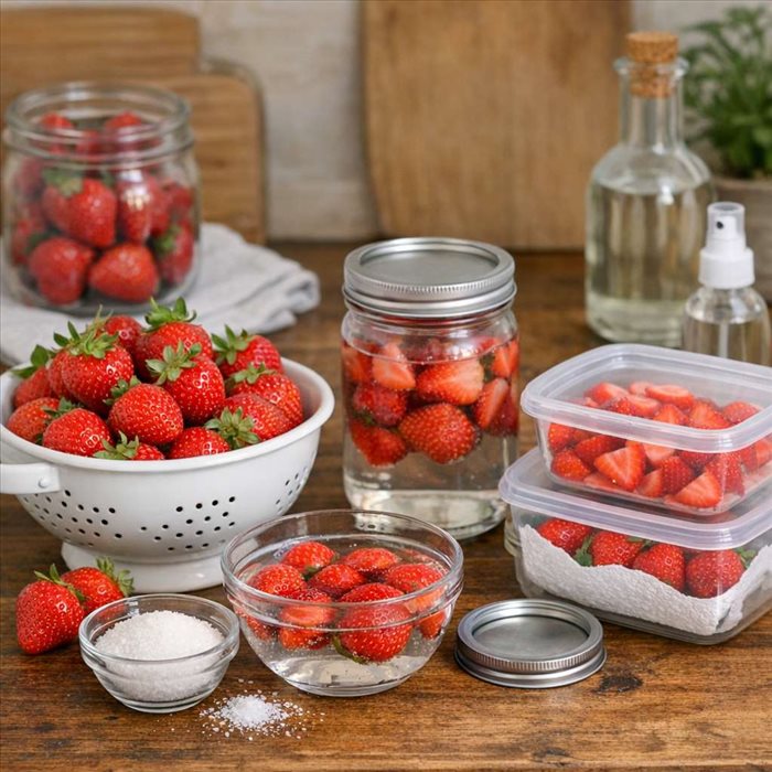 Comment conserver les fraises plus longtemps ? Astuces simples