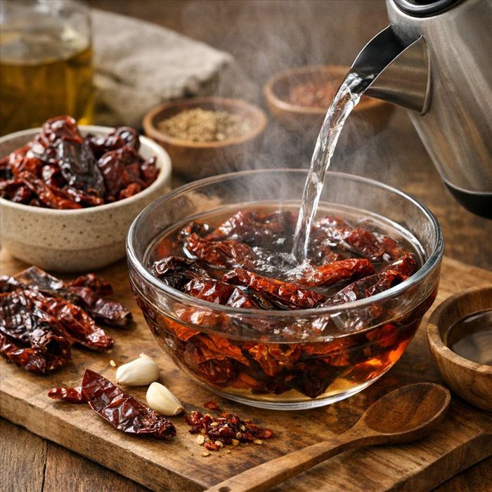 Comment réhydrater des piments secs avant cuisson ? Guide simple