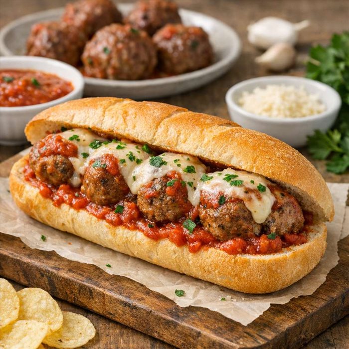 Comment faire un sandwich aux boulettes de viande maison | Recette facile