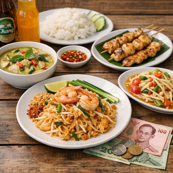 Prix de la nourriture en Thaïlande : budget et coût moyen
