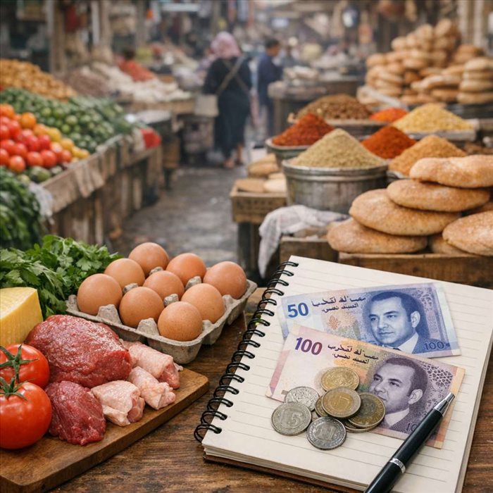 Prix de la nourriture au Maroc : budget et coût moyen | Guide complet