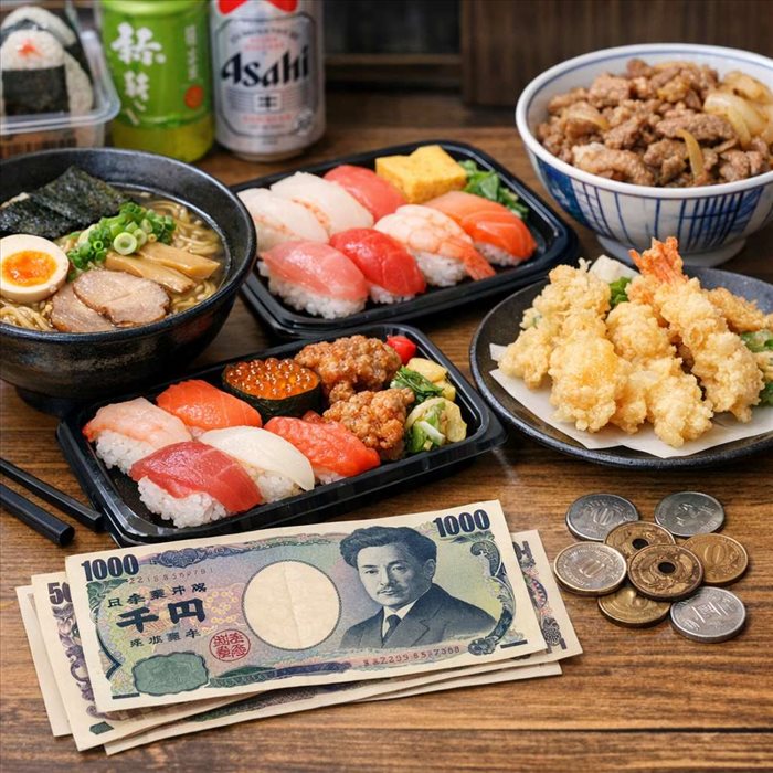 Prix de la nourriture à Tokyo : budget et coût moyen