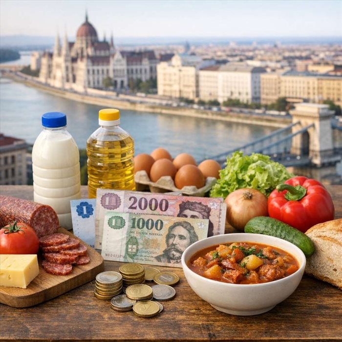 Prix de la nourriture à Budapest : budget et coût moyen 2026