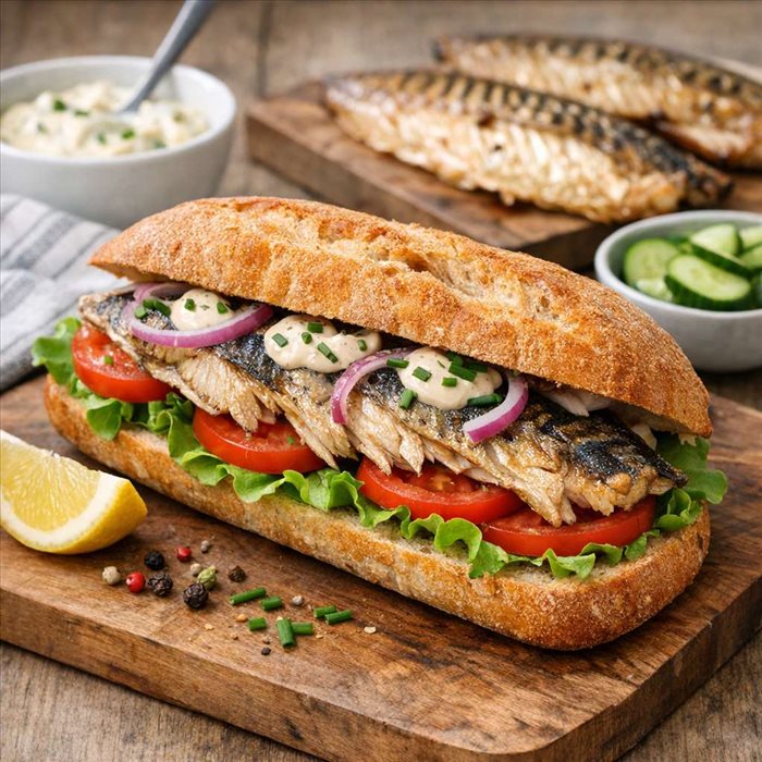 Sandwich au maquereau : recette facile, équilibrée et gourmande
