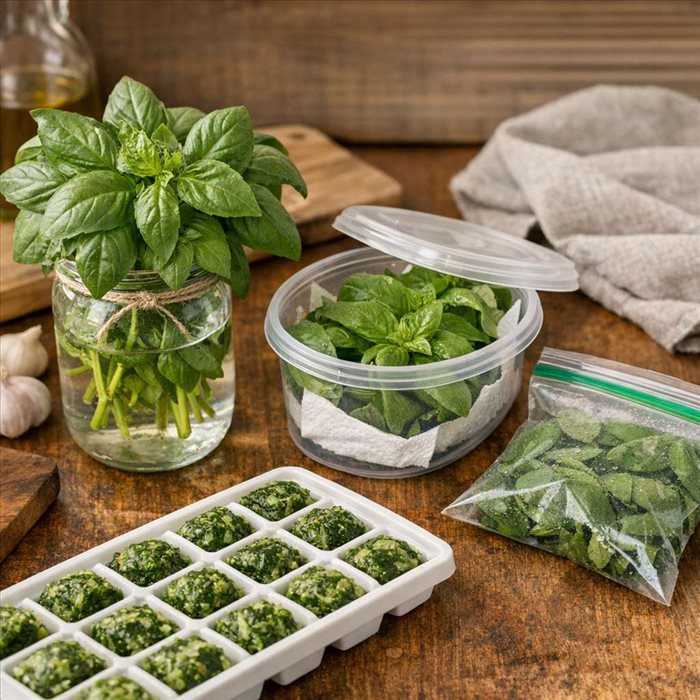Comment conserver le basilic ? Méthodes simples et efficaces