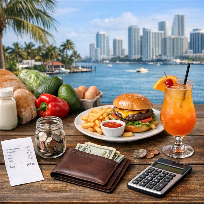 Prix de la nourriture à Miami : budget, courses et restos